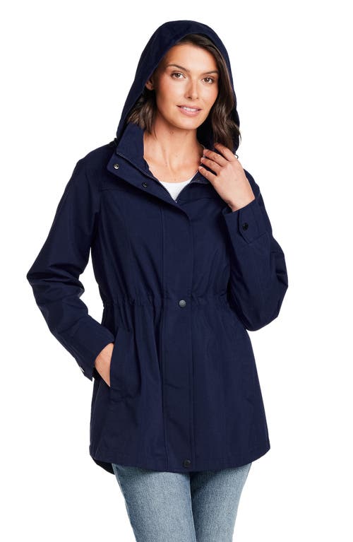 Gallery Water Resistant Packable Jacket In Blue
