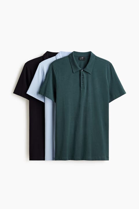 3-pack Slim Fit Polo Shirt