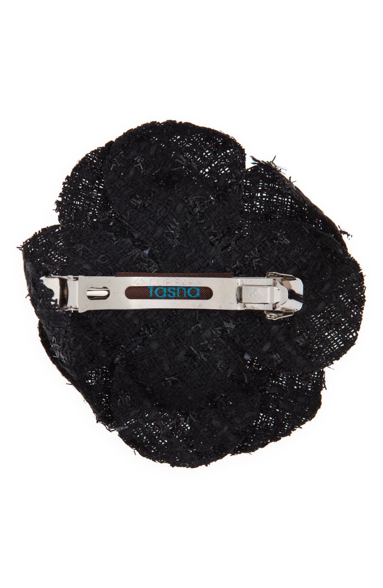 Tasha Flower Rosette Barrette, Alternate, color,
