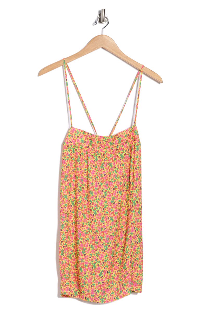 Maaji Guilia Floral Cover-Up Dress, Main, color, Yellow