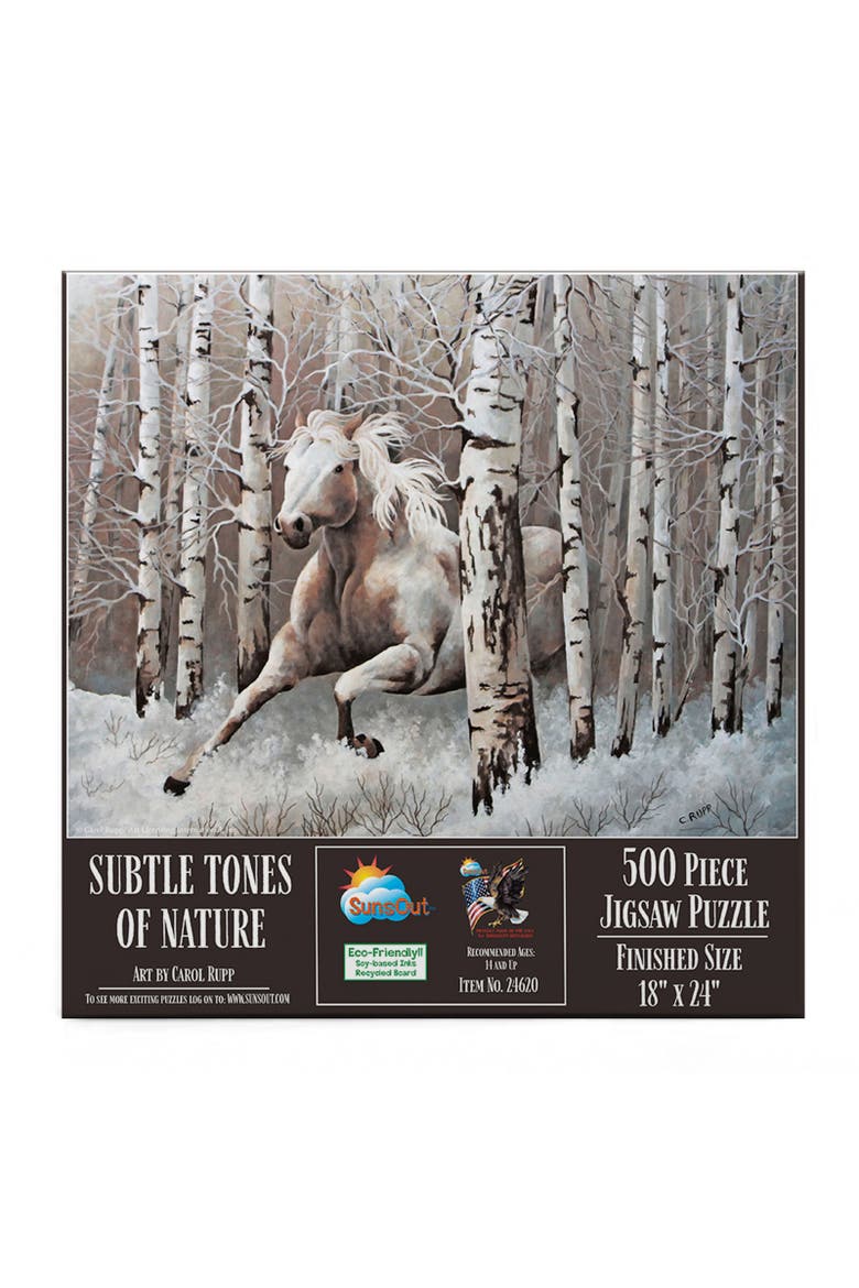 Subtle Tones of Nature 500 piece Jigsaw Puzzle for Adults, Alternate, color, Multicolor