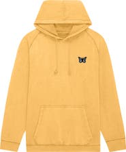 Dalix Butterfly Womens Mineral Washed Hoodie