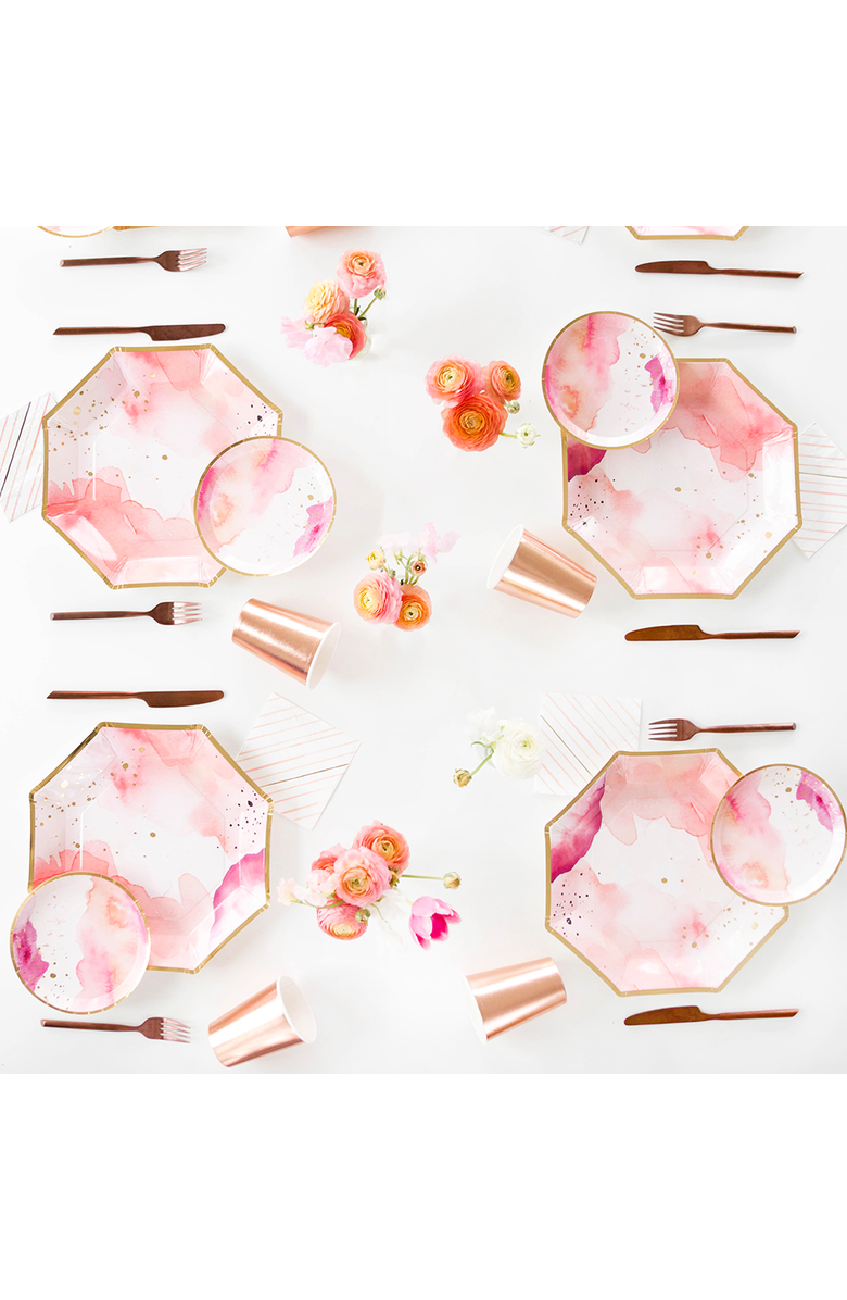 Jollity 
Co Pretty in Pink Charger Plates, Alternate, color, Assorted Pre-Pack