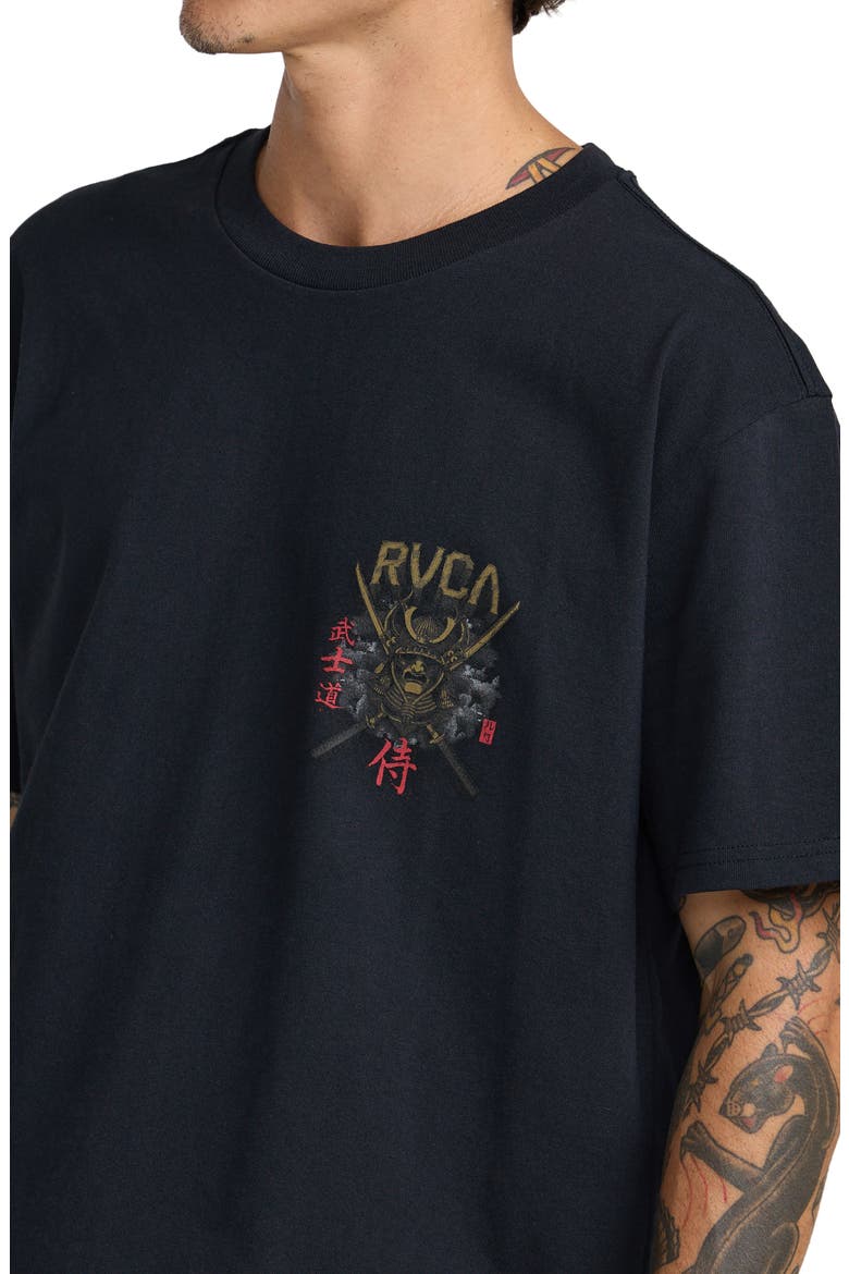 Bushido ANP Cotton Graphic T-Shirt, Alternate, color, BLACK