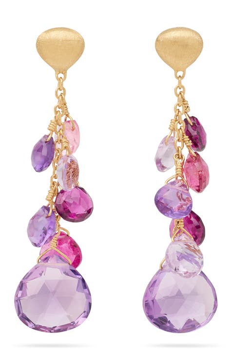 Paradise 18K Yellow Gold Semiprecious Stone Drop Earrings