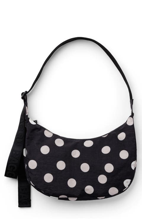 Medium Nylon Crescent Bag