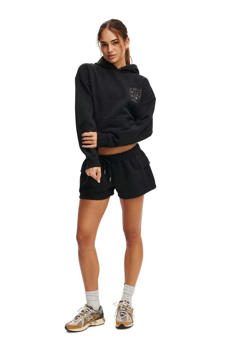 COTTON ON BODY Women's Active Plush Premium Graphic Hoodie, Alternate, color,