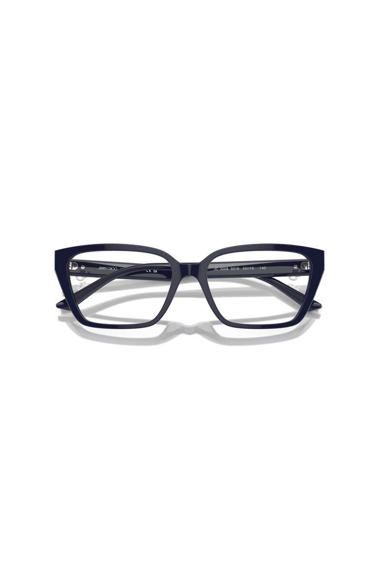 Jimmy Choo 53mm Cat Eye optical glasses, Alternate, color, Blue