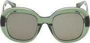 rag & bone 52mm Round Sunglasses