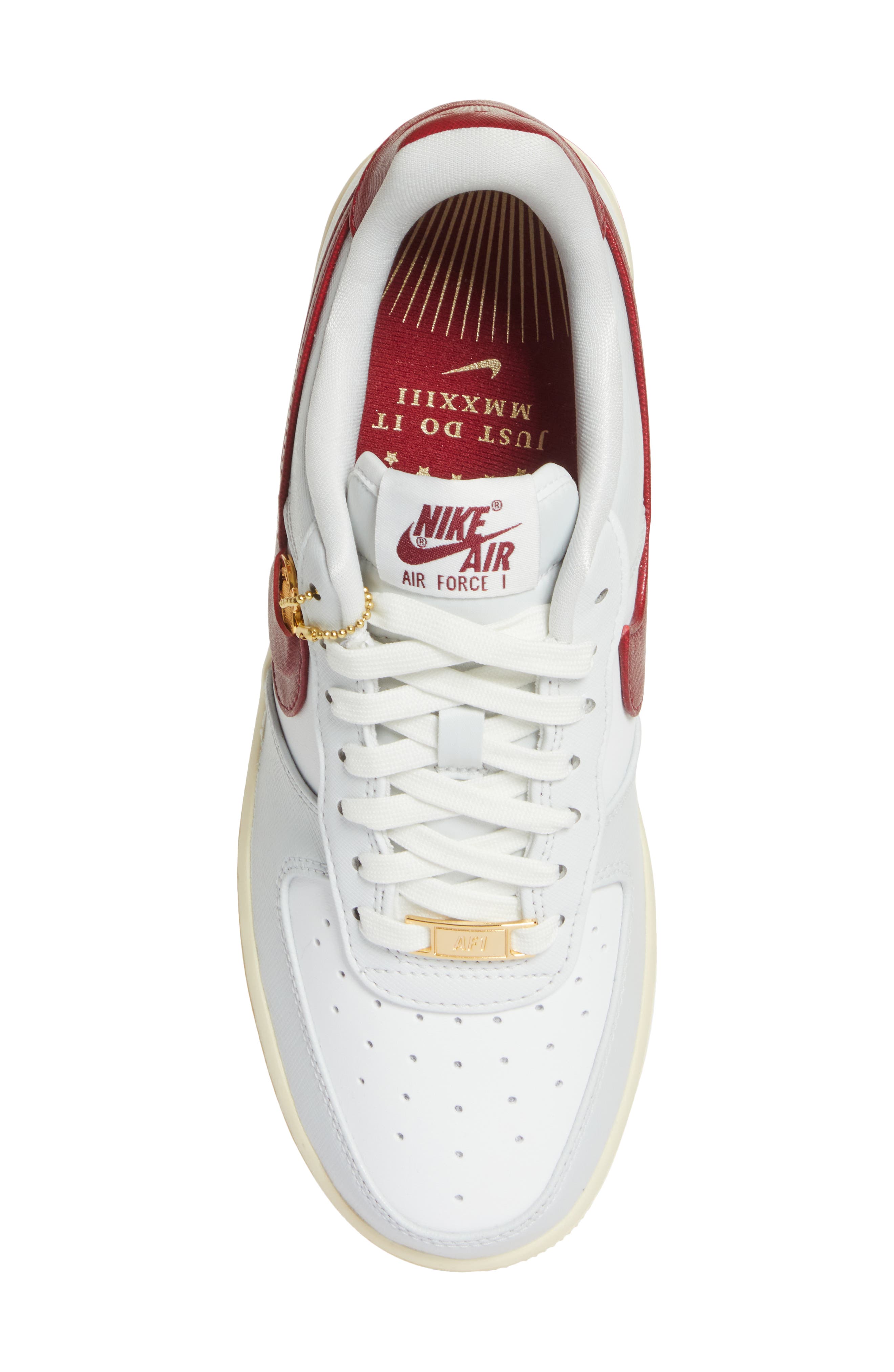 Nike Air Force 1 '07 SE 'Sisterhood Team Red' Sneaker, Alternate, color, 