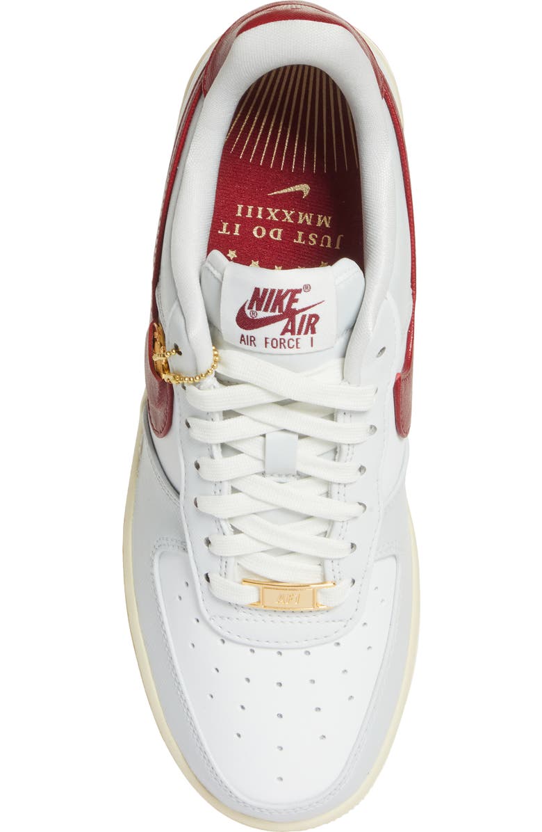 Nike Air Force 1 '07 SE 'Sisterhood Team Red' Sneaker, Alternate, color,