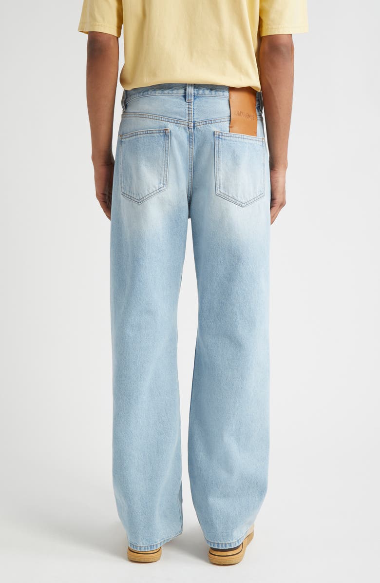 Jacquemus Le De Nimes Droit Straight Leg Jeans, Alternate, color, 