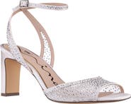 Nina Agnus Crystal Mesh Sandal