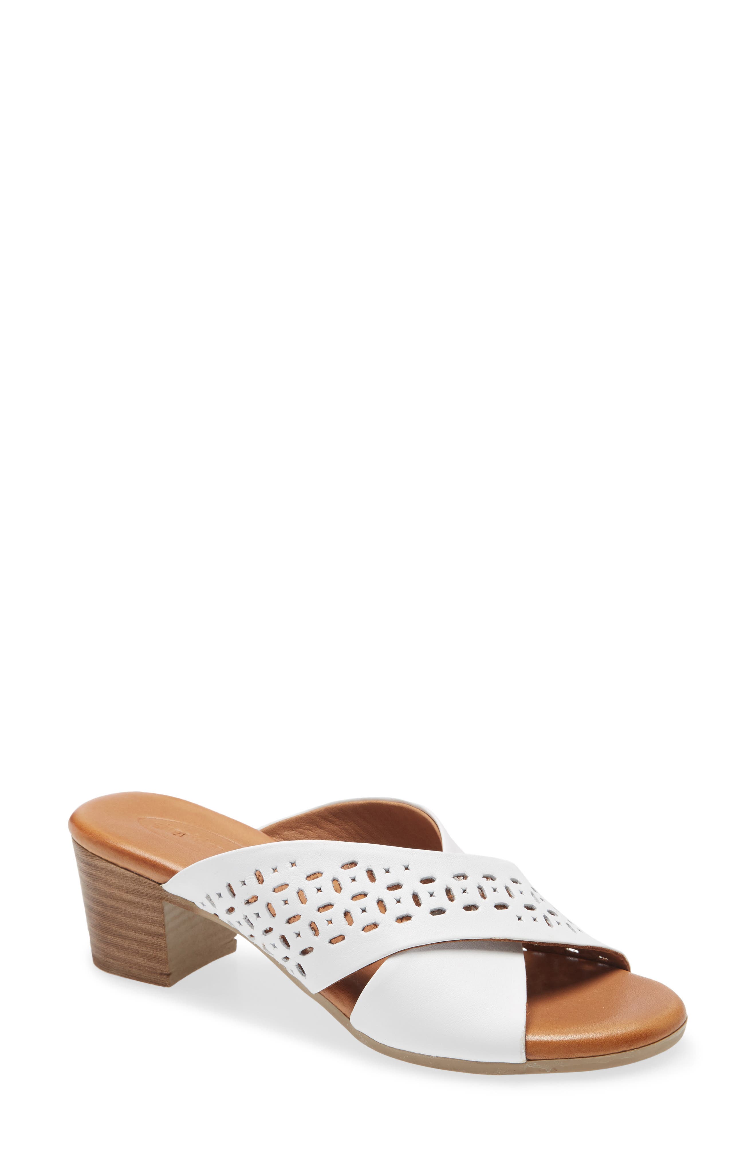 Tamara Slide Sandal, Main, color, WHITE