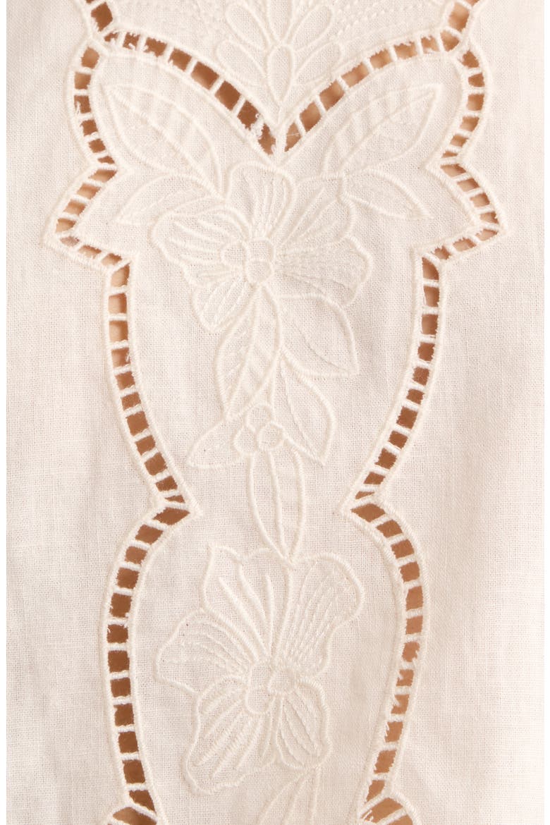 Cairo Embroidered Top, Alternate, color, CREAM