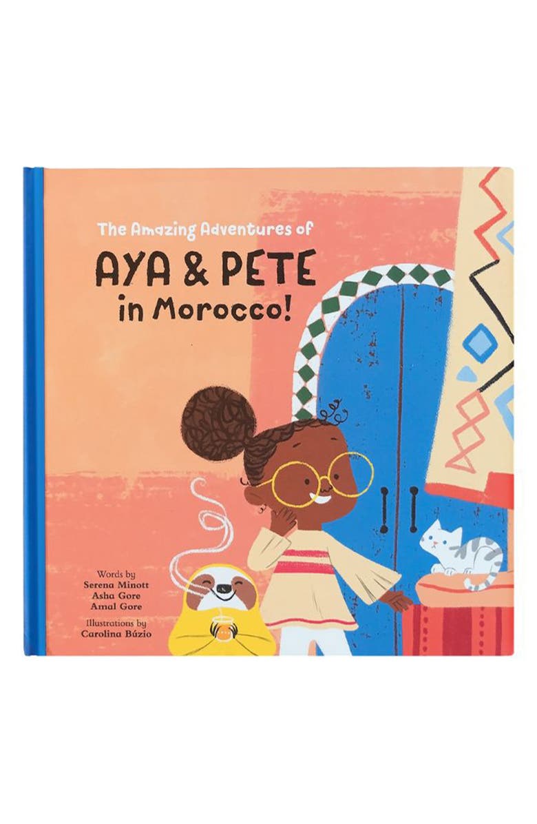 AYA AND PETE 'The Amazing Adventures of Aya & Pete in Morocco!' Book & Plush Pete Set, Alternate, color,