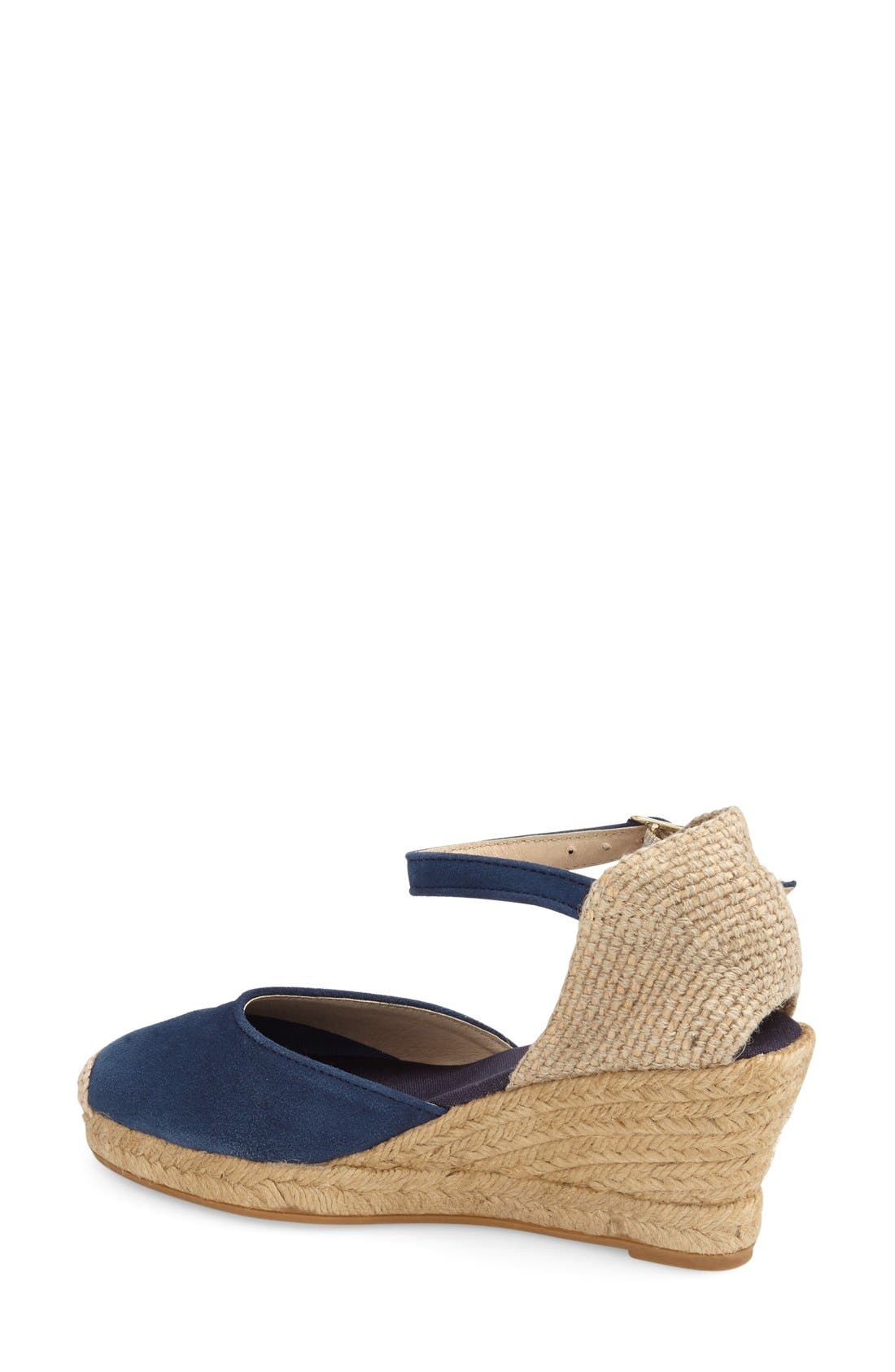 Toni Pons Lloret-5 Espadrille Wedge Sandal, Alternate, color, Navy Suede