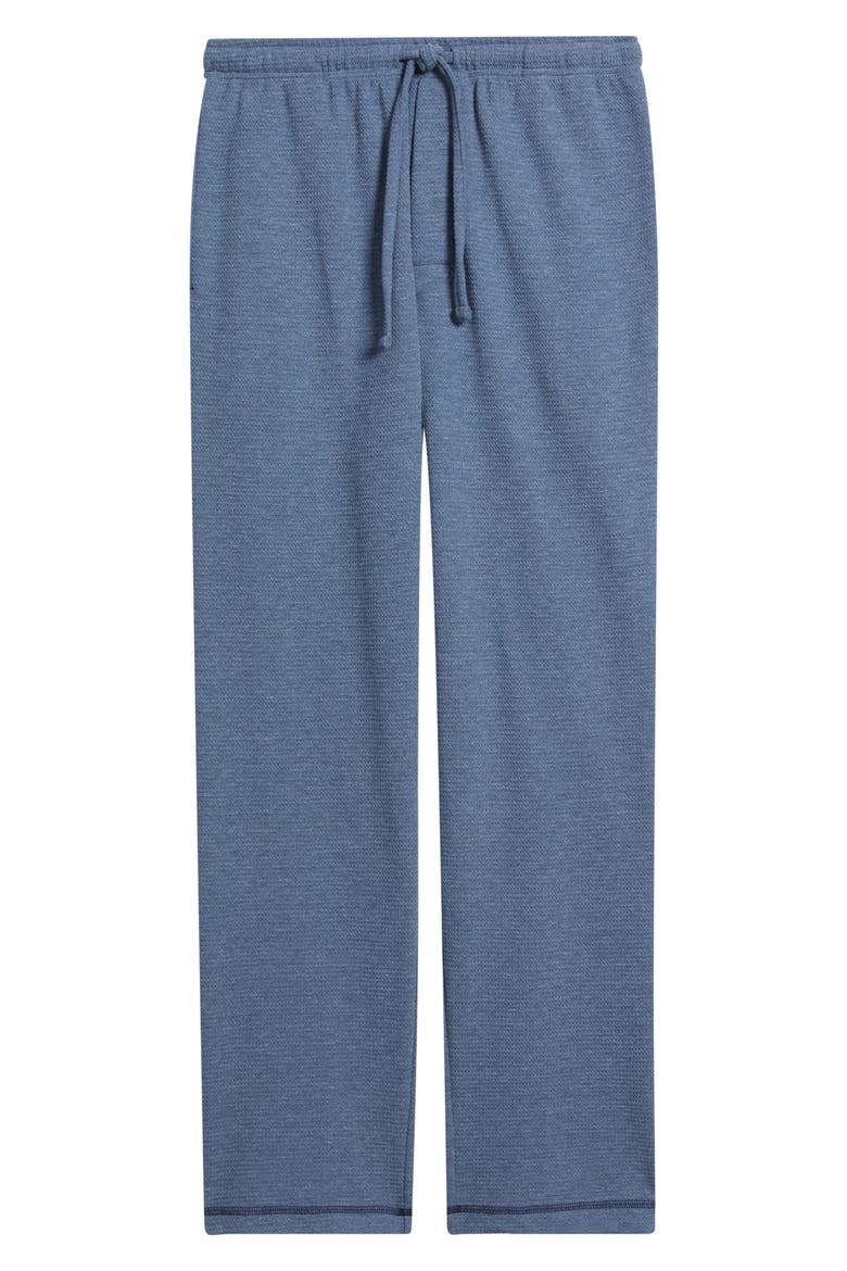 Coastal Textured Lounge Pants, Alternate, color, HEATHER BLUE