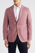 Peter Millar Hyperlight Soft Pink Mélange Wool & Silk Blend Sport Coat