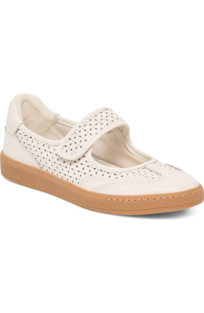 Dolce Vita Nanet Mary Jane Flat, Main, color, White Perforated Leather