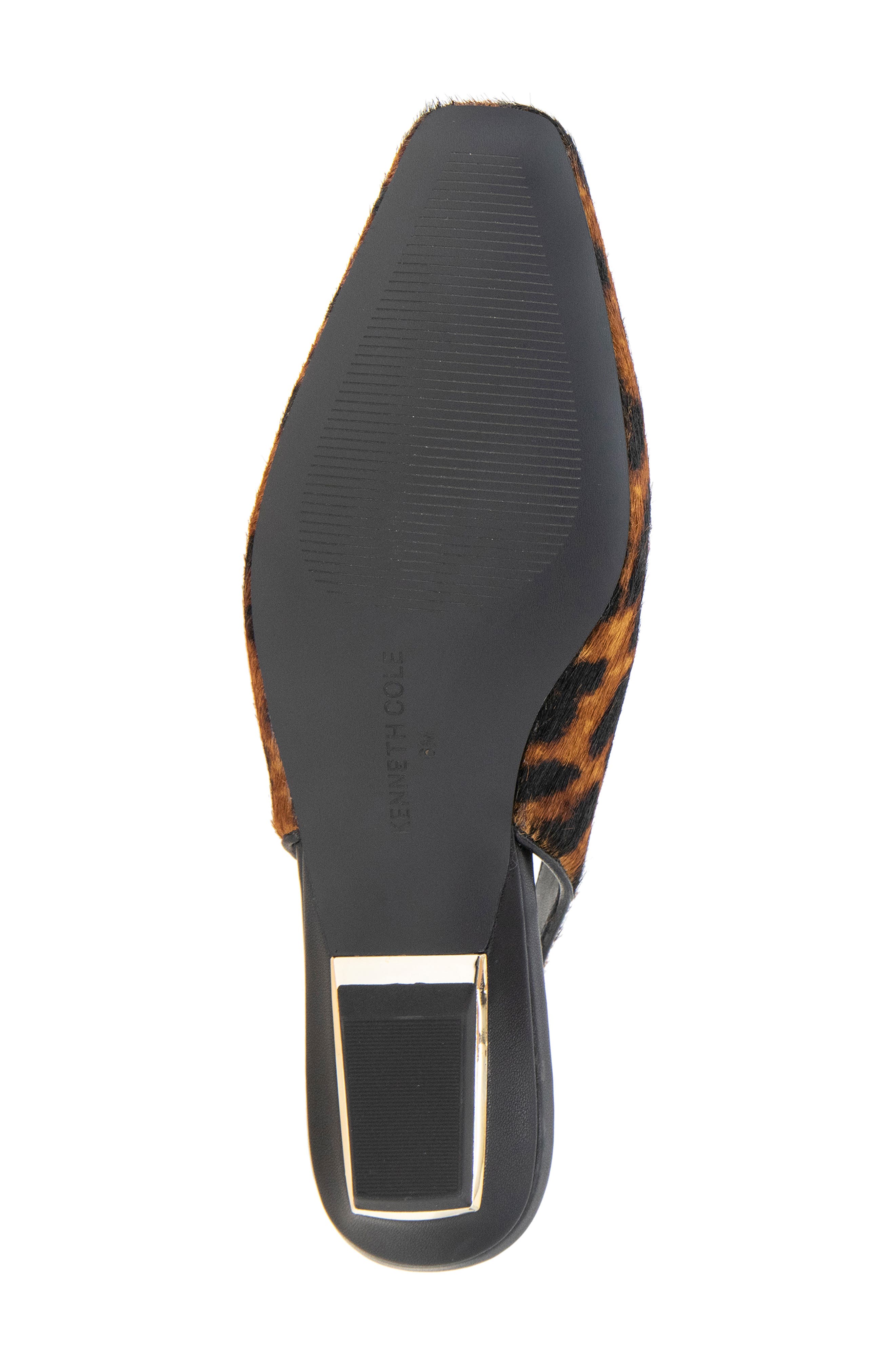 Kenneth Cole Berkette Slingback Flat, Alternate, color, Leopard Haircalf