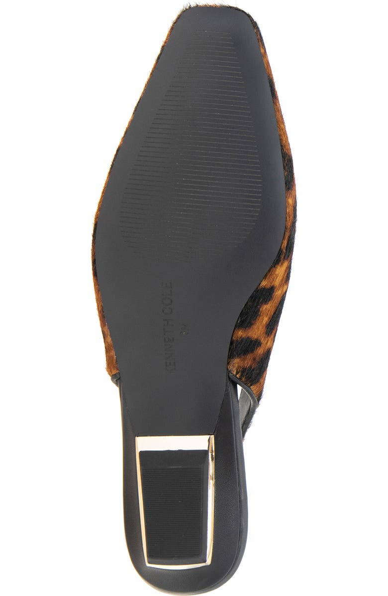 Kenneth Cole Berkette Slingback Flat, Alternate, color, Leopard Haircalf