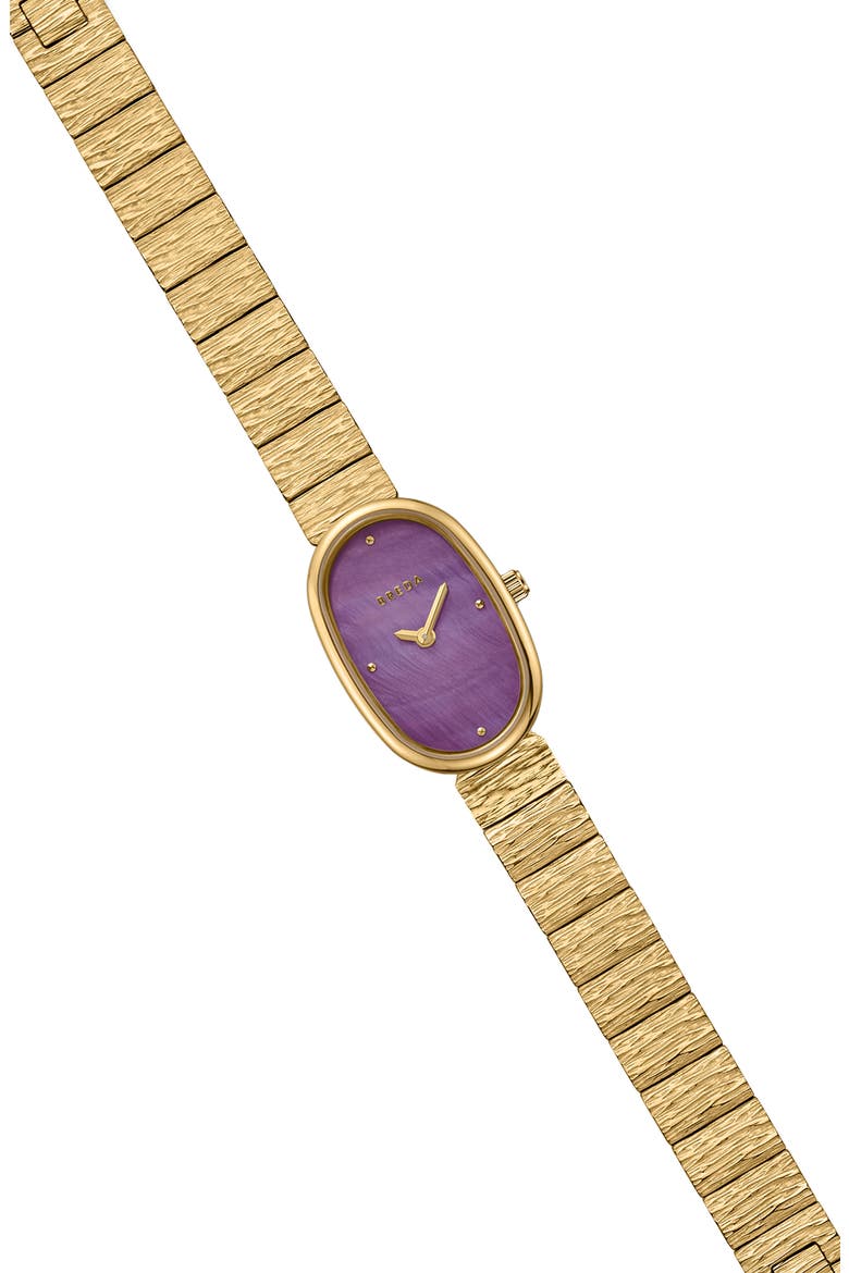 Jane Revival Bracelet Watch, 18mm, Alternate, color, 18K GOLD-PURPLE