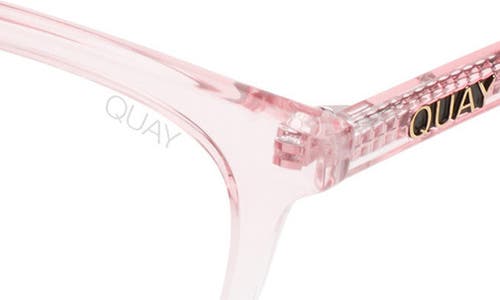 Quay All Nighter 56mm Cat-eye Reading Glasses In Pink