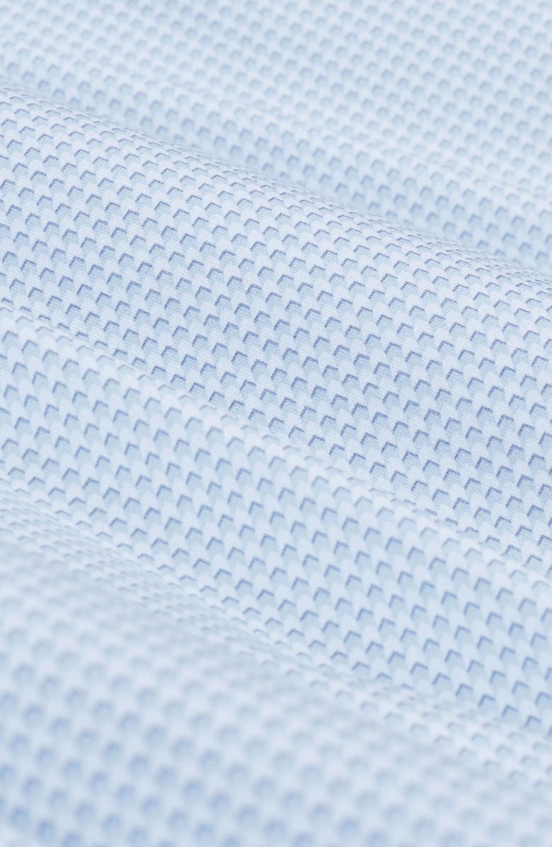 Bugatchi Devon OoohCotton<sup>®</sup> Optical Grid Print Button-Up Shirt, Alternate, color, Seafoam