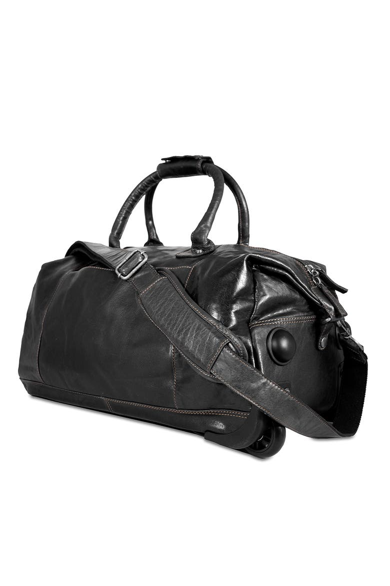 Voyager Wheeled Duffle Bag, Alternate, color, Black