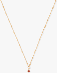 CUFFED BY NANO Birthstone 14k Gold Filled Necklace