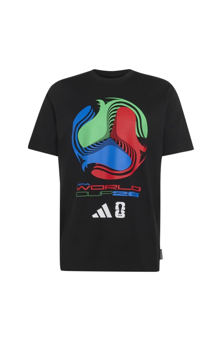 adidas Men's adidas Black 2026 FIFA World Cup Tour T-Shirt, Alternate, color, Black