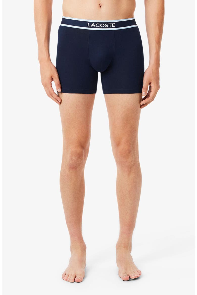 Monogram Assorted 3-Pack Boxer Briefs, Alternate, color, NAVY BLUE/ OVERVIEW