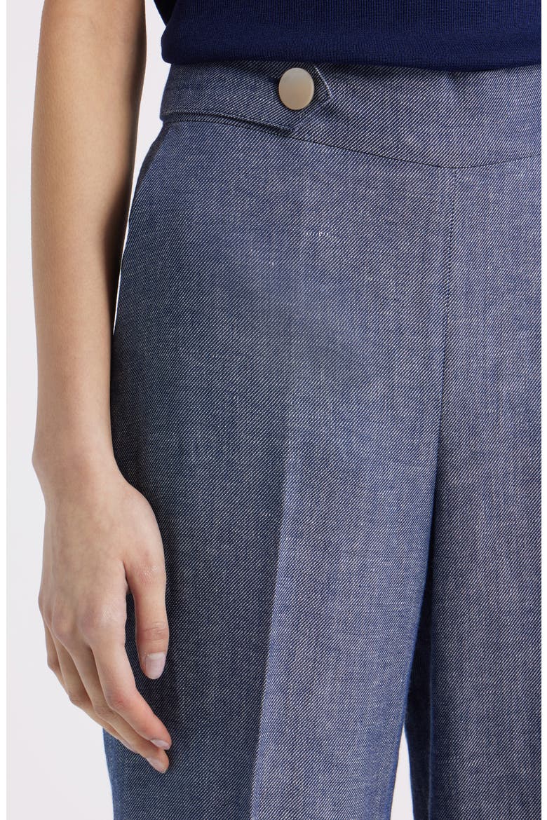 Pull-On Crop Wide Leg Pants, Alternate, color, DARK BLUE