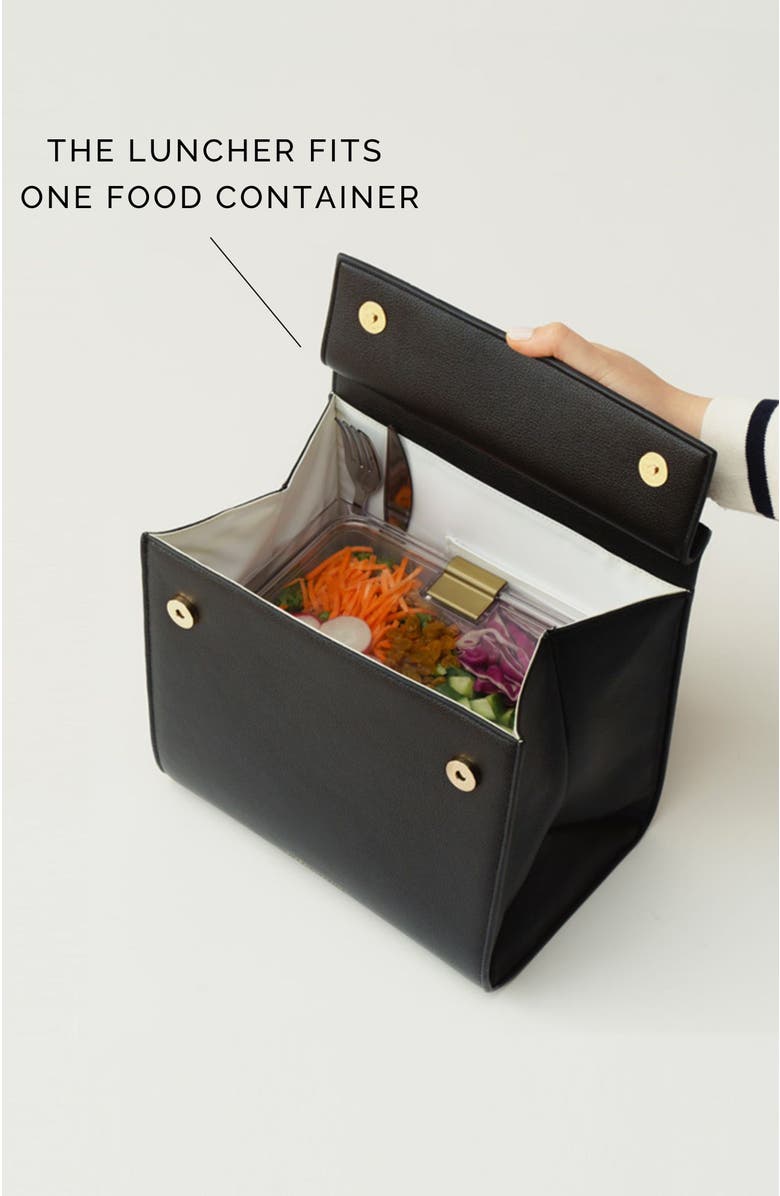 Modern Picnic LUNCHER + 1 CONTAINER SET, Alternate, color, Black