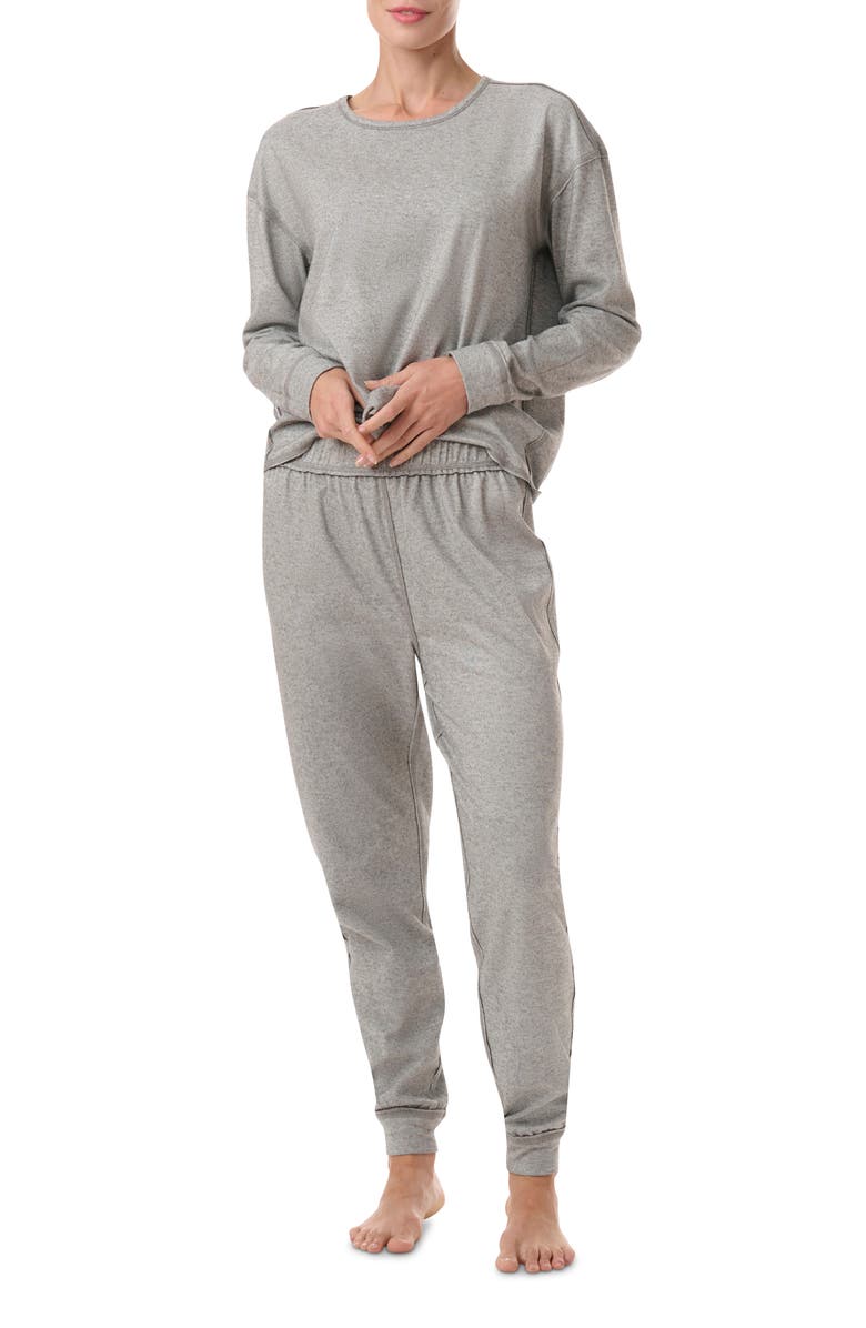 Splendid Reversible Pullover & Joggers Pajamas, Alternate, color, 
