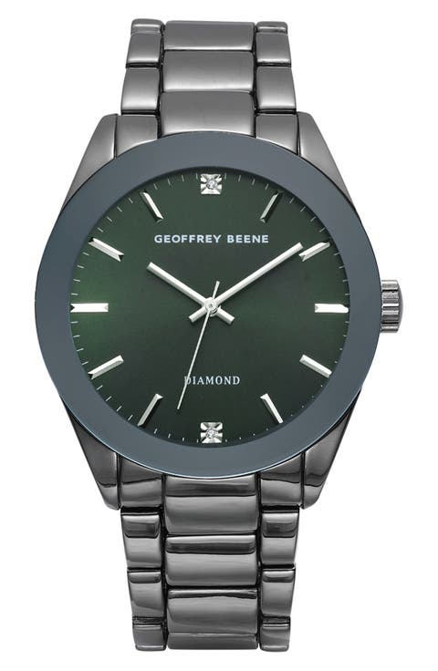 Genuine Diamond Bracelet Watch, 41mm - 0.001ct.