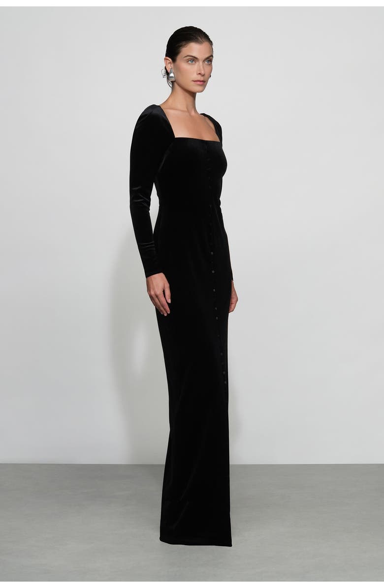 Et Ochs Bexley Gown, Alternate, color, Black