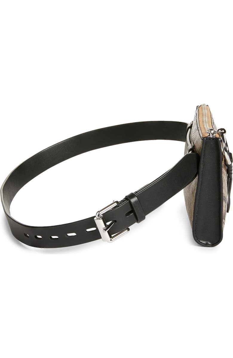 Rebecca Minkoff Snake Print Belt Bag, Alternate, color,