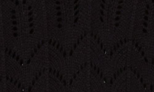 Melrose And Market Mixed Stitch Sweater Vest In Black