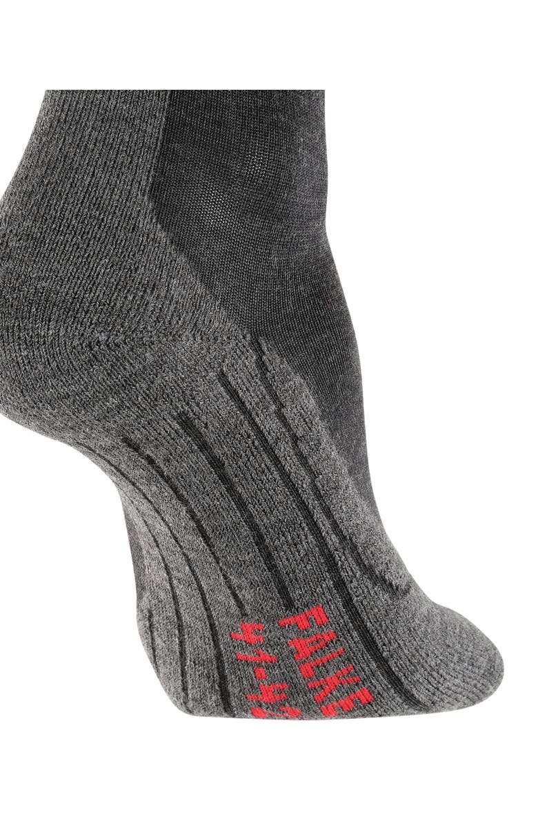 Falke TK2 Explore Wool Silk Hiking Socks, Alternate, color, Anthracite Melange
