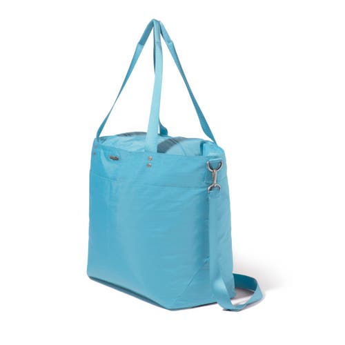 Baggallini Large Carryall Weekender Tote Bag In Seaside Blue
