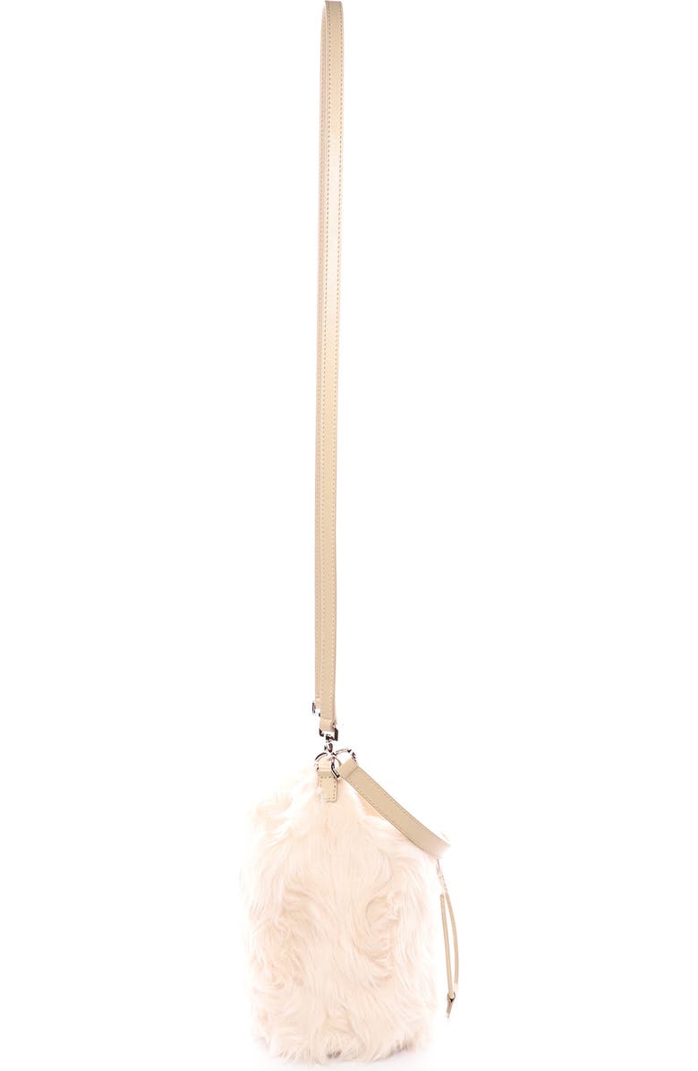 Givenchy 4G Light Faux Fur Bucket Bag, Alternate, color,