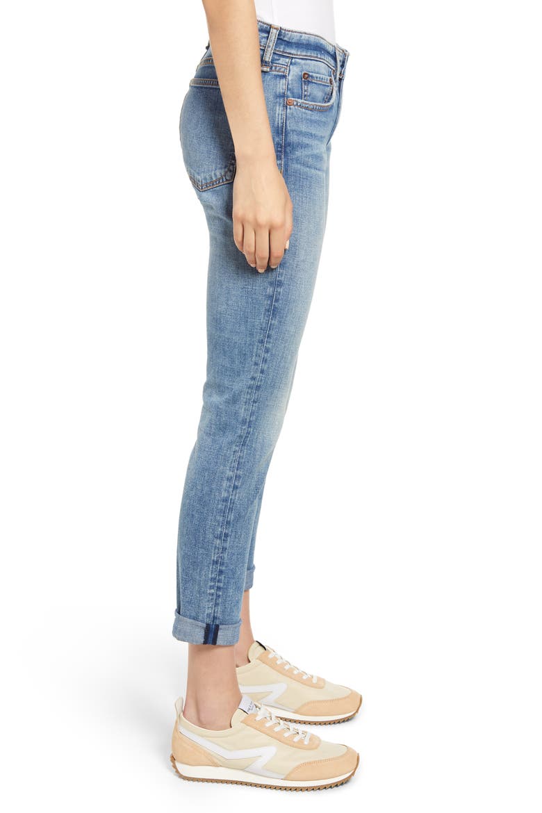 Dre Low Rise Slim Boyfriend Jeans, Alternate, color, JAGGER