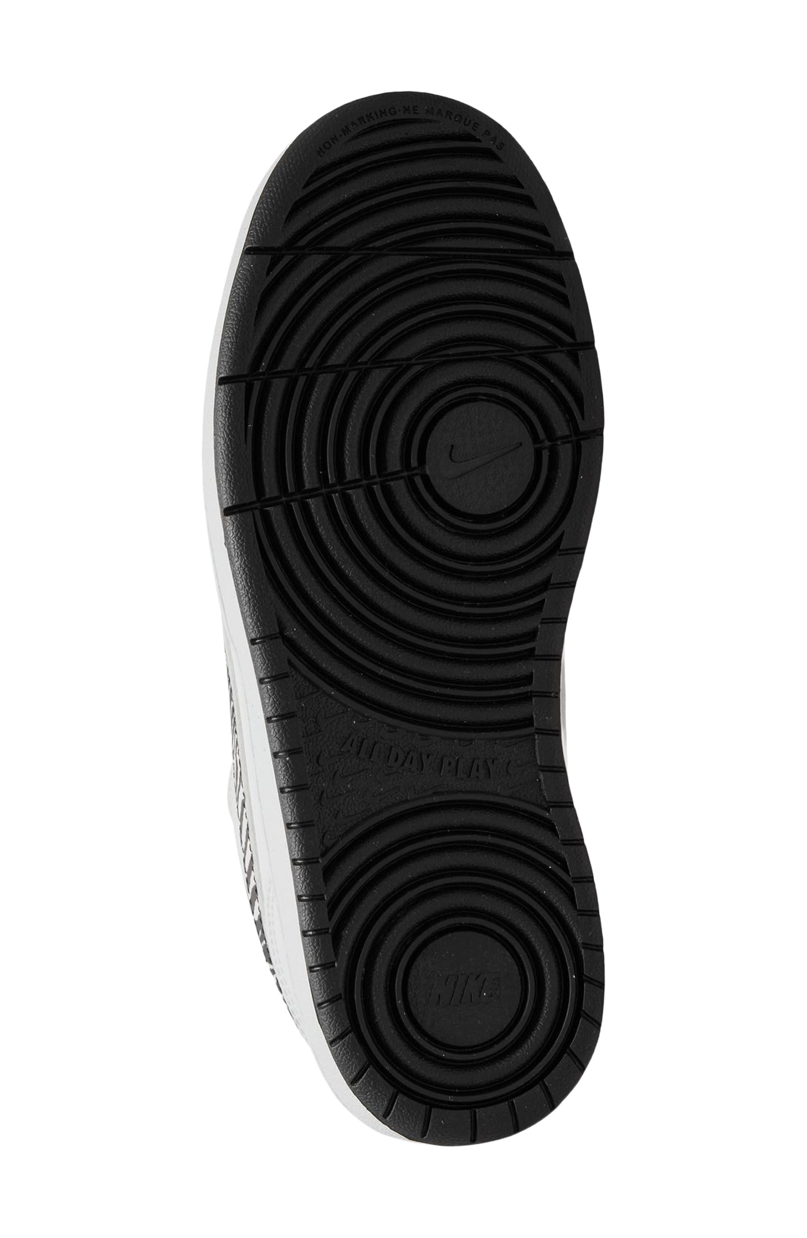 Kids' Court Borough Low Print Sneaker, Alternate, color, WHITE/ BLACK