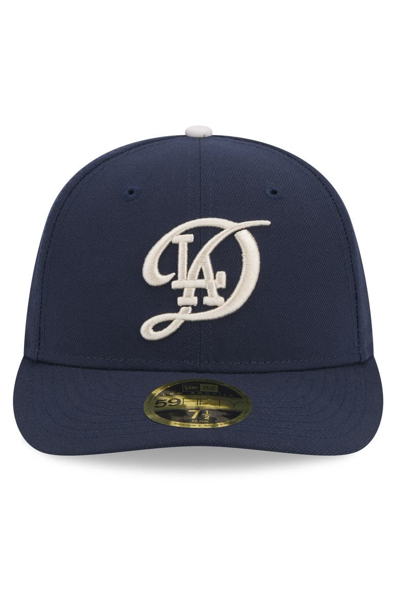 New Era Men's New Era Navy Los Angeles Dodgers 2024 City Connect Low Profile 59FIFTY Fitted Hat, Alternate, color, 