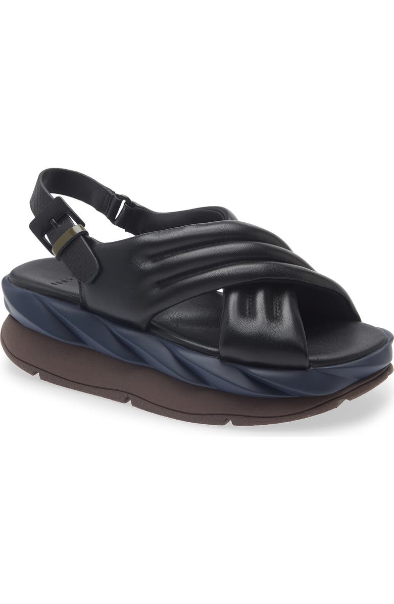 4CCCCEES Mellow Mana Platform Slingback Sandal, Main, color, Black