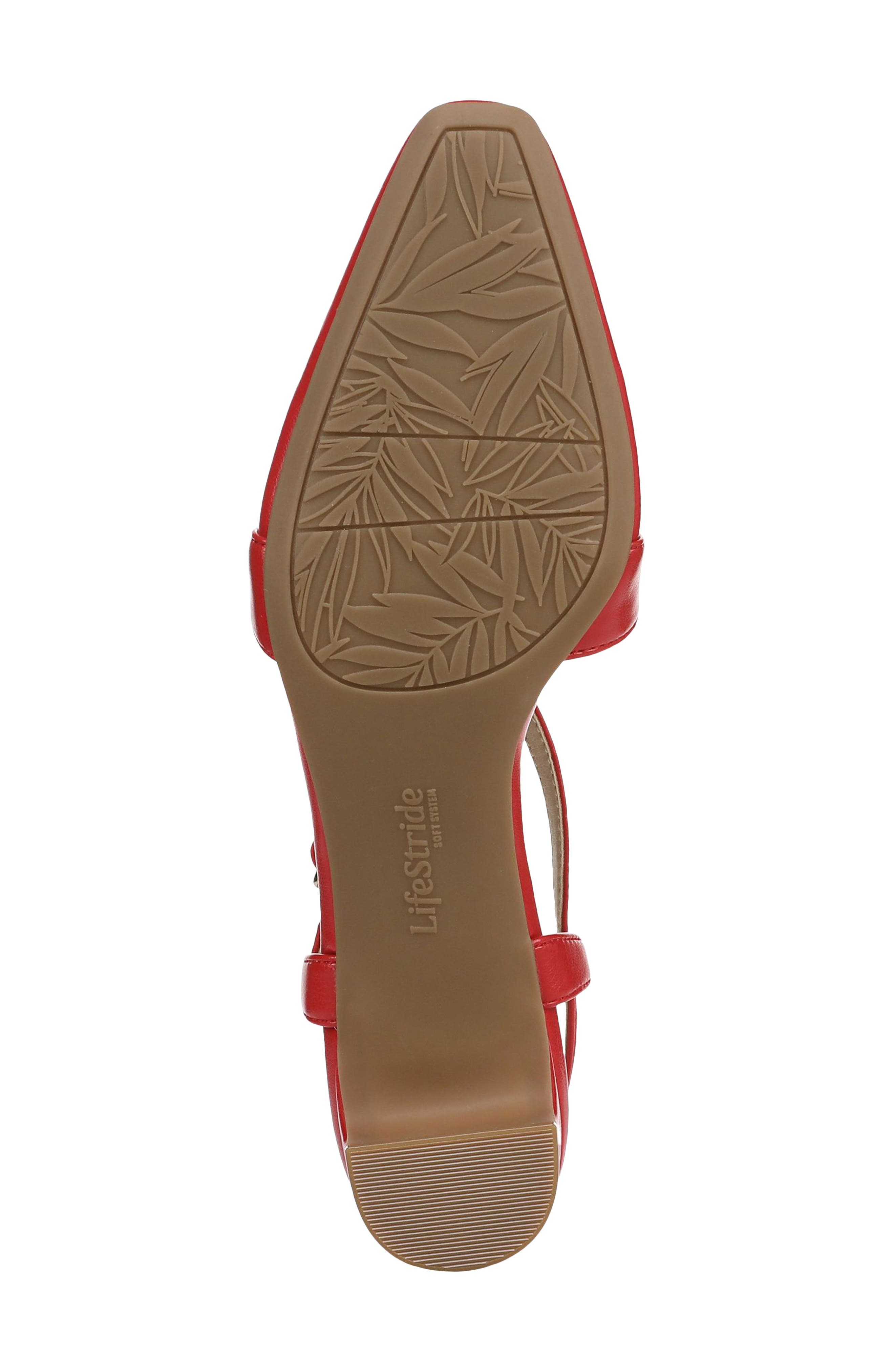 Lavina Slingback Pump, Alternate, color, RED