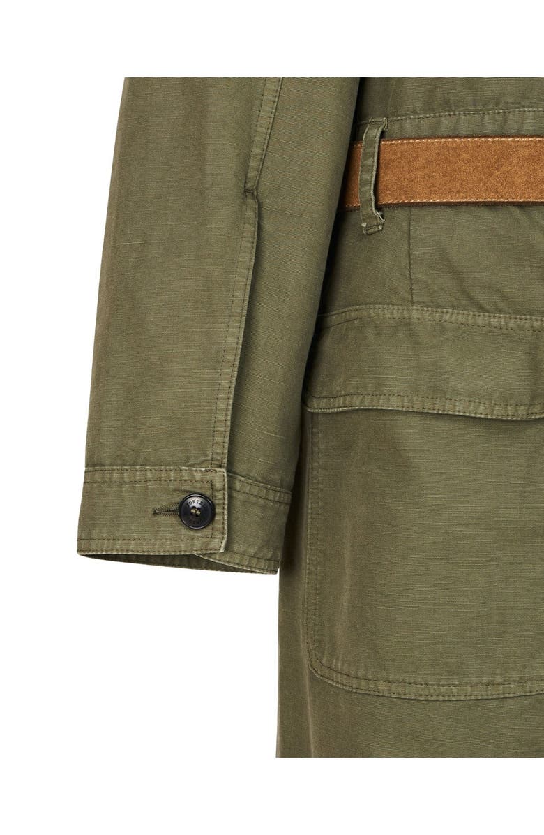 Fortela Military Inspired Cotton Jumpsuit, Alternate, color, Green