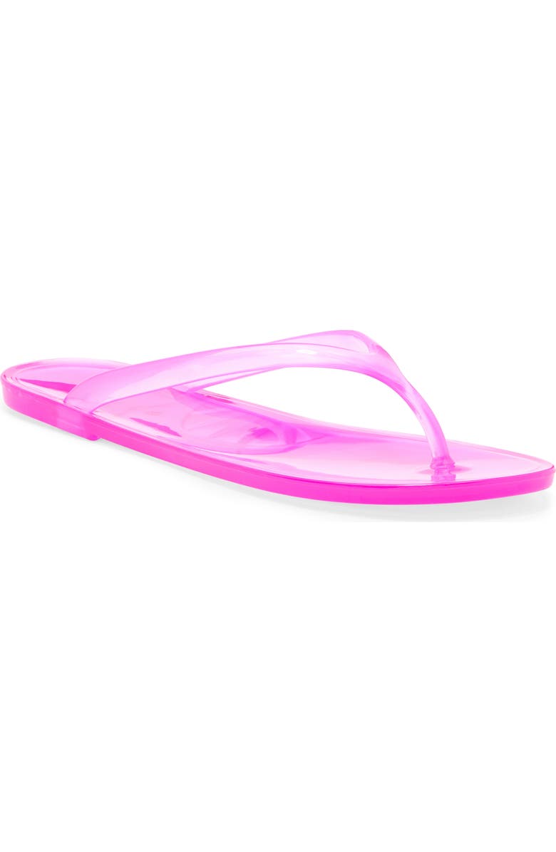 Jeffrey Campbell Beach Day Jelly Flip Flop, Main, color, Magenta